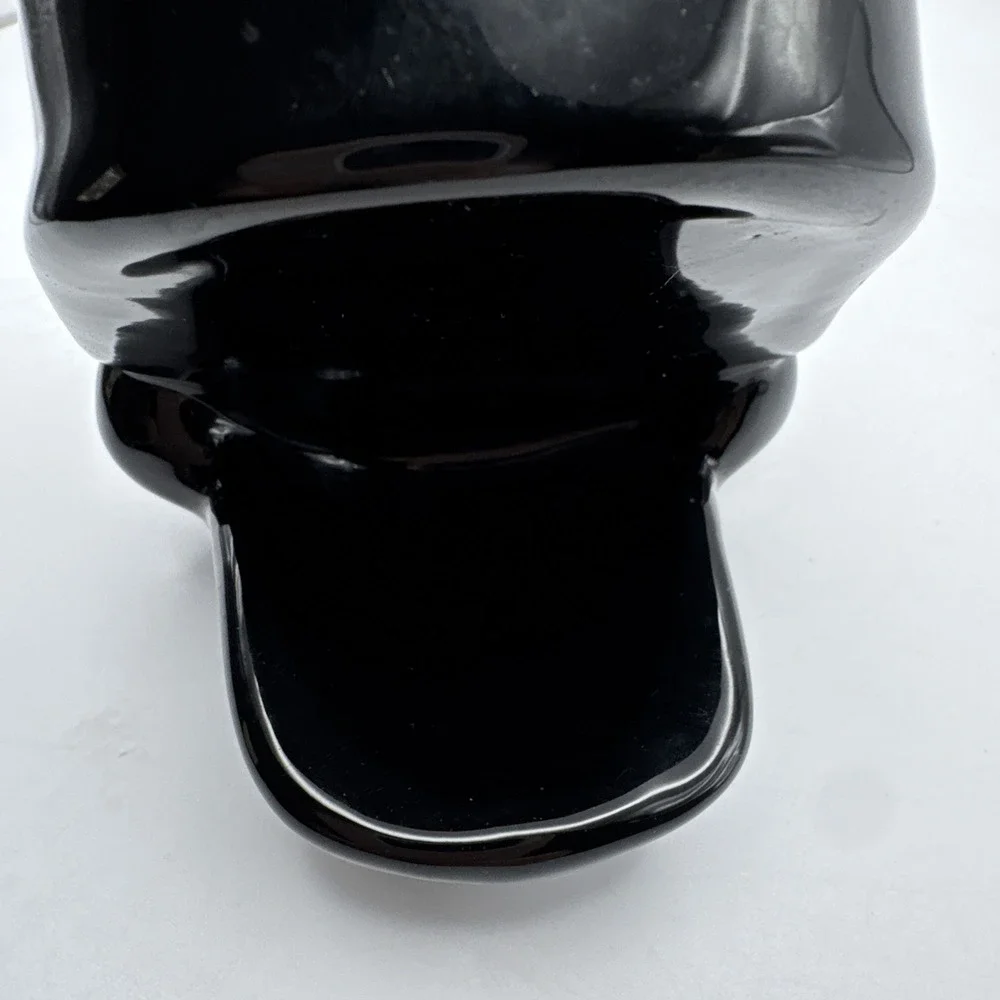 Vtg Hickok Black Whale Dresser Valet Figurine‎ Catch All Planter Bathroom Caddy